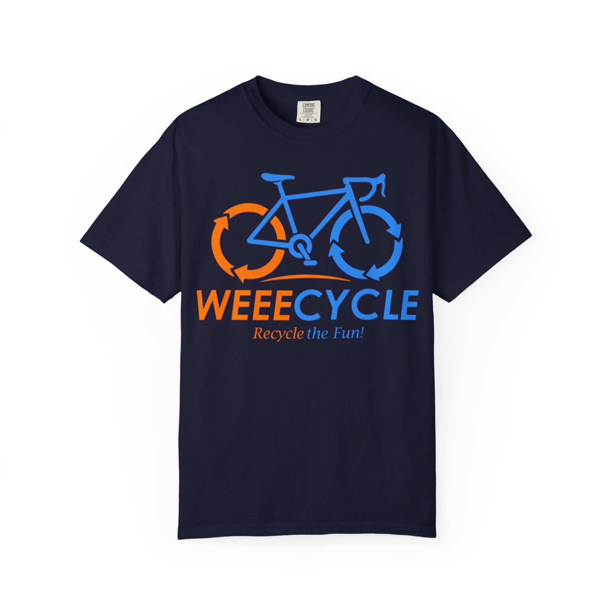 Weeecycle Bicycle T-Shirt — "RECYCLE THE FUN" Eco Graphic Tee