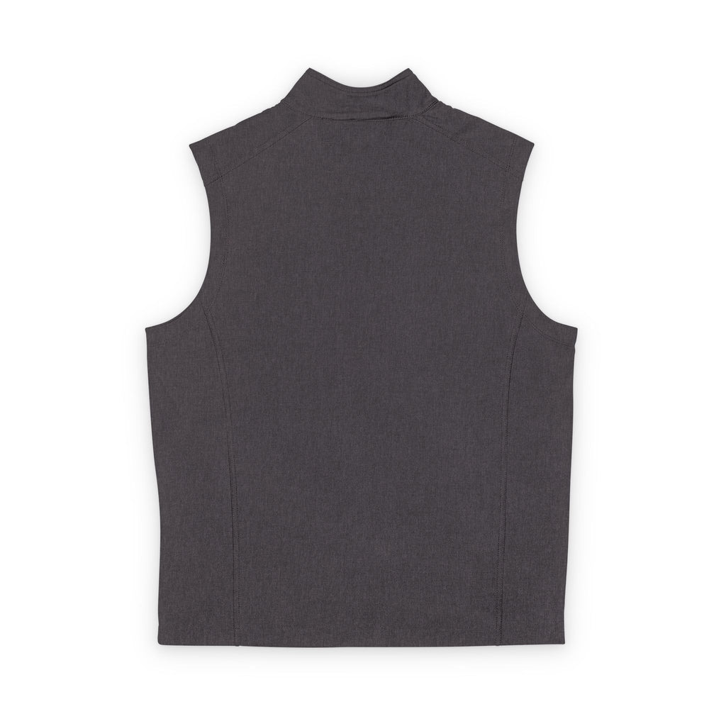 Men's Soft Shell Vest — Logo Embroidered Crew Chest