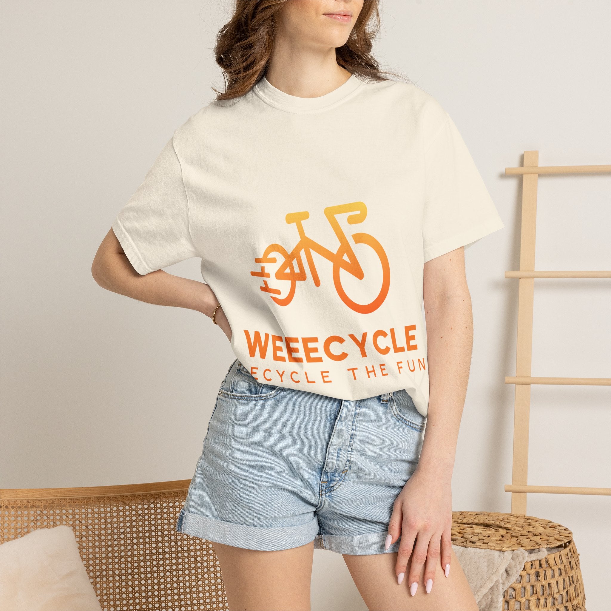 Weeecycle Bicycle T-Shirt — "RECYCLE THE FUN" Eco Graphic Tee