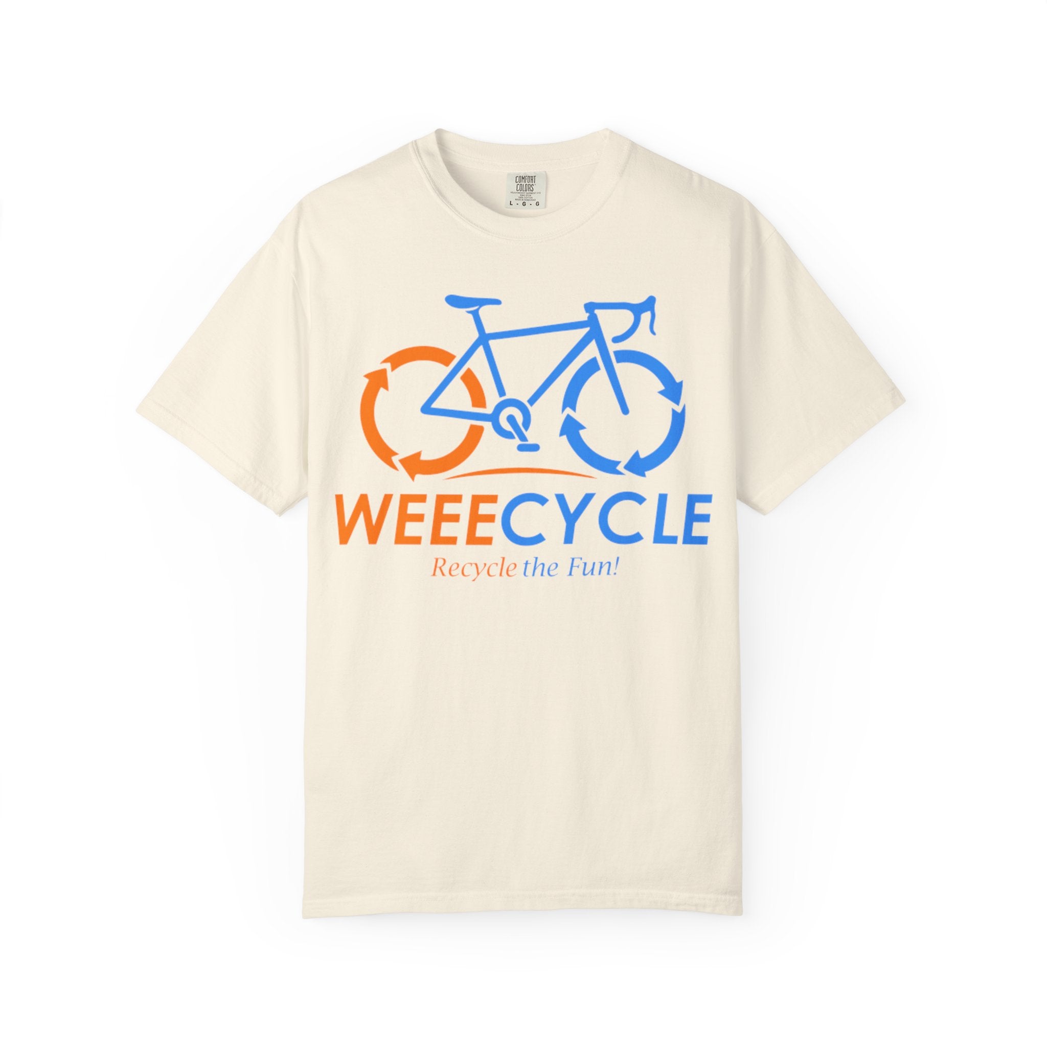 Weeecycle Bicycle T-Shirt — "RECYCLE THE FUN" Eco Graphic Tee