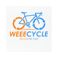 Weeecycle Car Magnet — 'Recycle the Fun' Eco Bike Logo