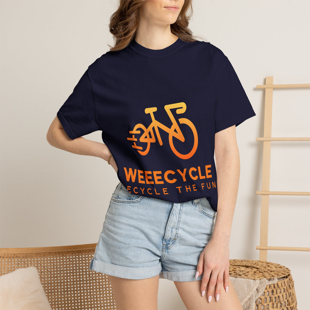 Weeecycle Bicycle T-Shirt — "RECYCLE THE FUN" Eco Graphic Tee