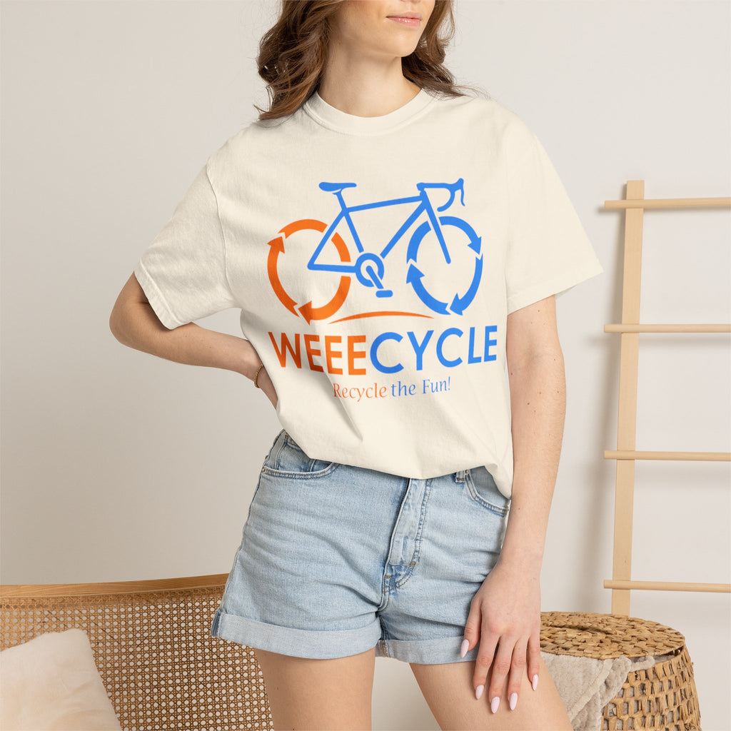 Weeecycle Bicycle T-Shirt — "RECYCLE THE FUN" Eco Graphic Tee