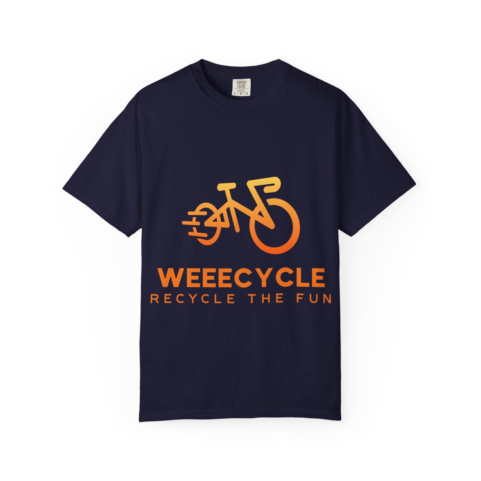 Weeecycle Bicycle T-Shirt — "RECYCLE THE FUN" Eco Graphic Tee