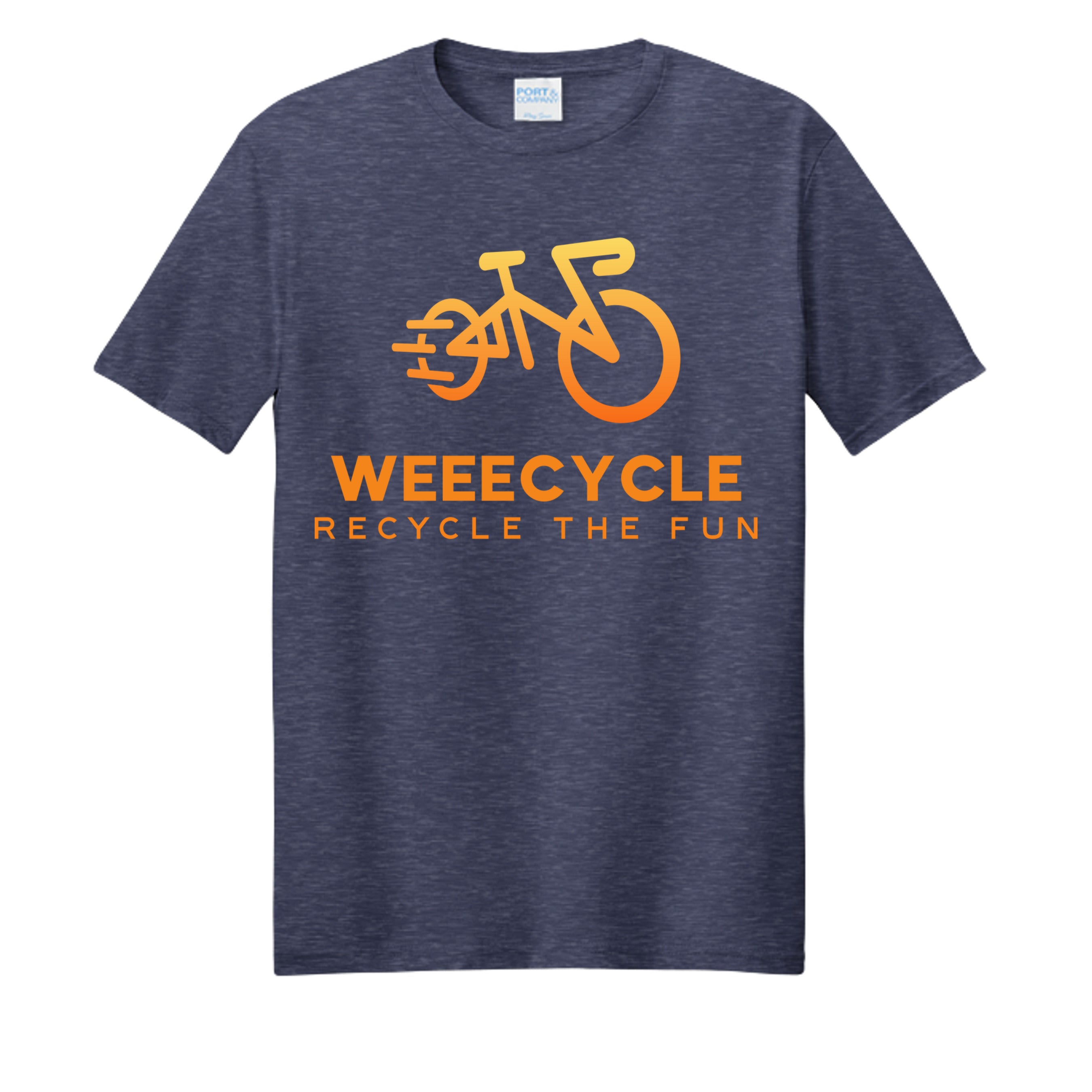 Team Navy Heather - PC455 - FRONT